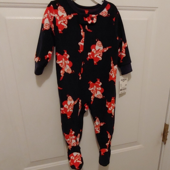 Guitar playing Santa fleece sleeper 6 mth NWT - Picture 1 of 4